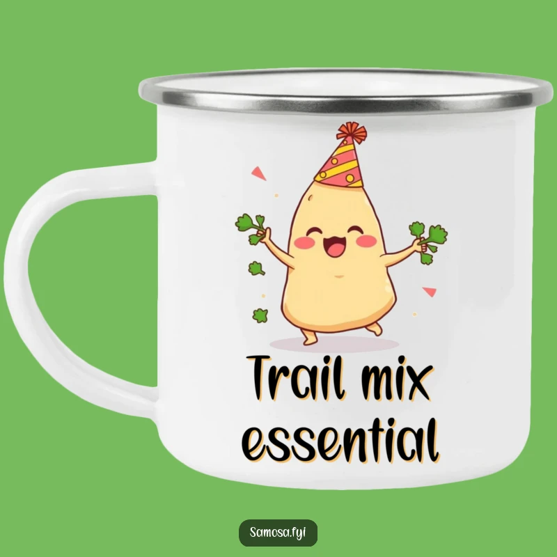 Funny Samosa Campfire Mug: A Hilarious Gift for Outdoor Adventures!
