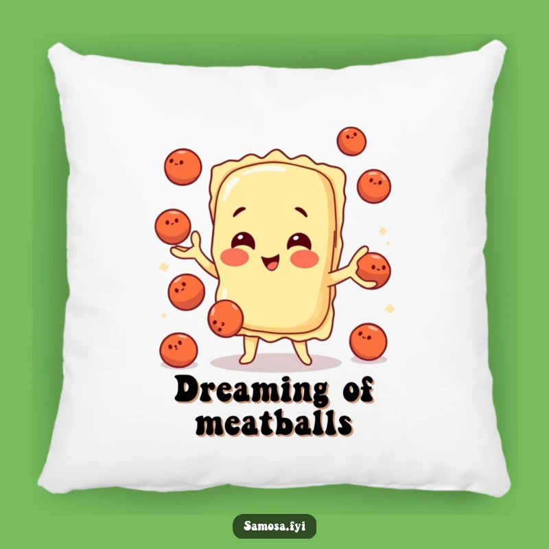 Funny Ravioli Juggler Pillow: Cuddle Up with Italian Comfort and a Hilarious Funny Gift!