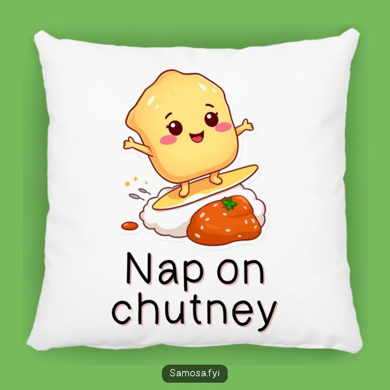 Funny Pastry Chutney Surf Pillow: Snuggle Up with This Hilarious Golden Treat