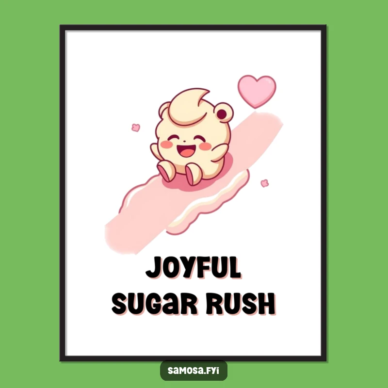 Funny Giggling Laddoo Digital Art - Joyful Sweet Treat Wall Decor