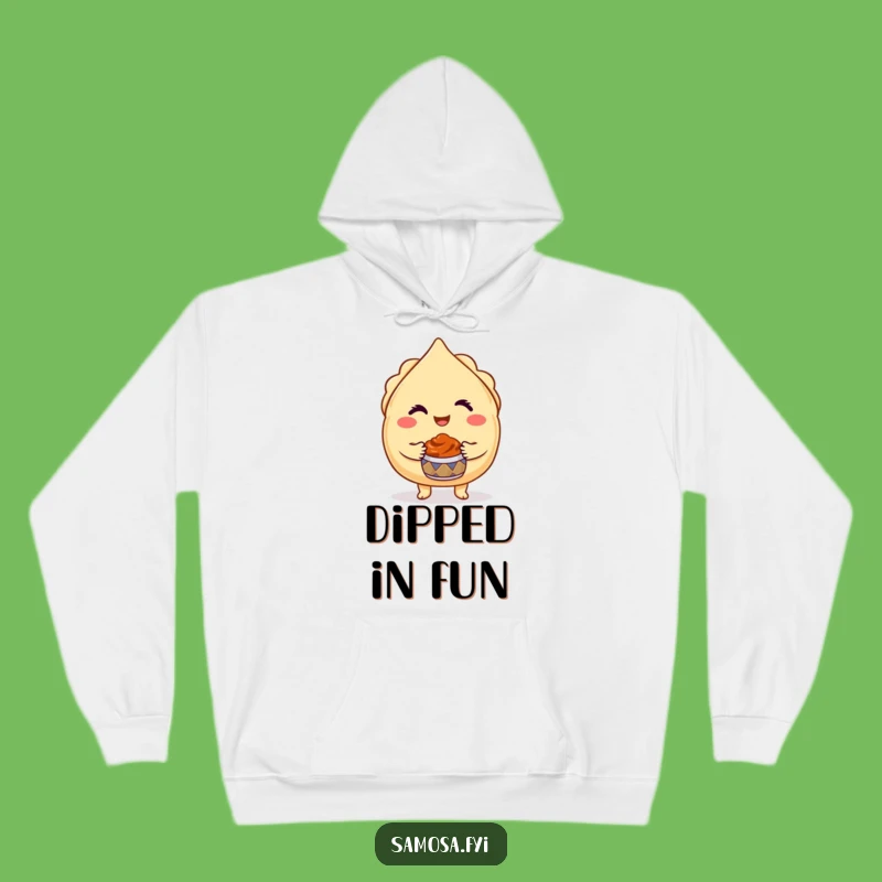 Funny Samosa Hoodie - Cozy Indian Snack Apparel, The Ultimate Funny Gift for Food Lovers!