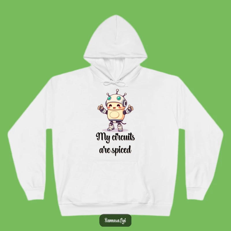 Funny Samosa Robot Dance Hoodie: A Hilarious Snack Gift for Dancing Food Lovers