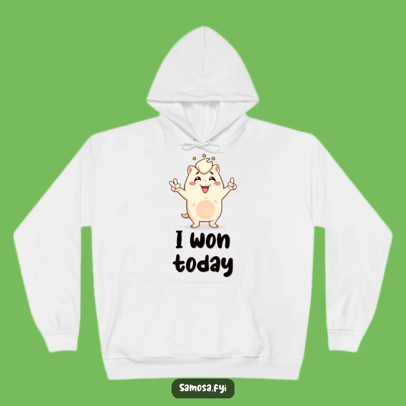 Funny Triumphant Samosa Hoodie: Stay Cozy While Celebrating Your Wins