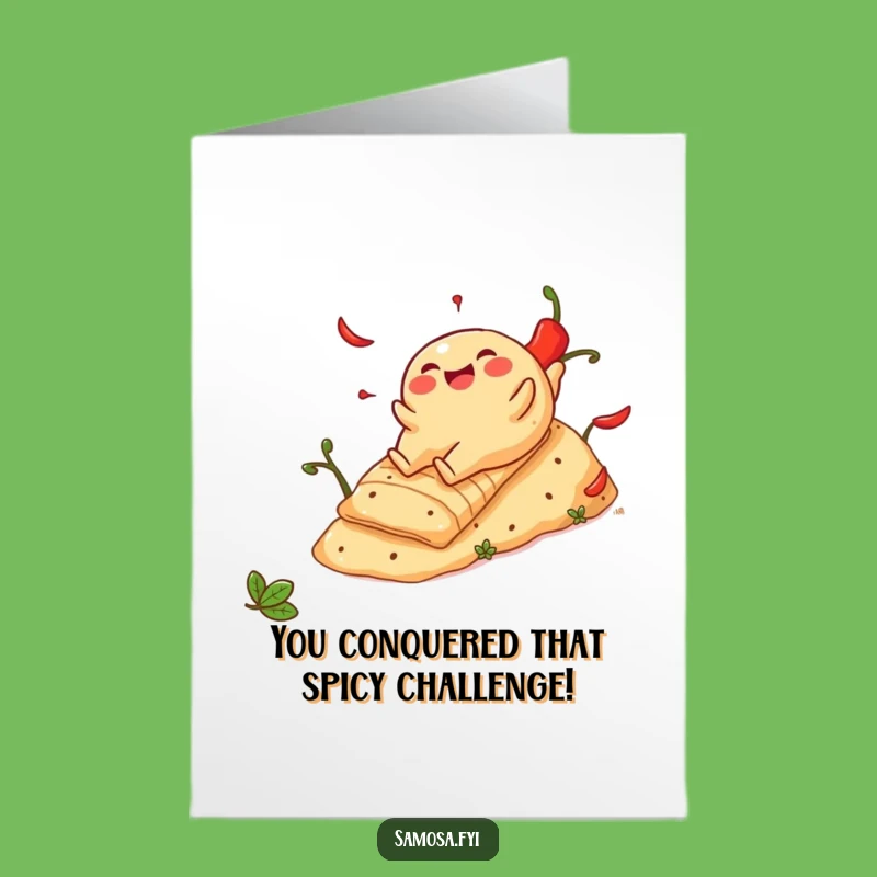 Free Printable Congrats Card Samosa Pepper Slide Downloadable Celebration