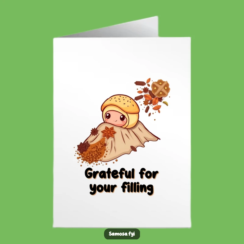 Free Printable Thank You Card: Pastry's Spicy Climb Funny Downloadable Gift