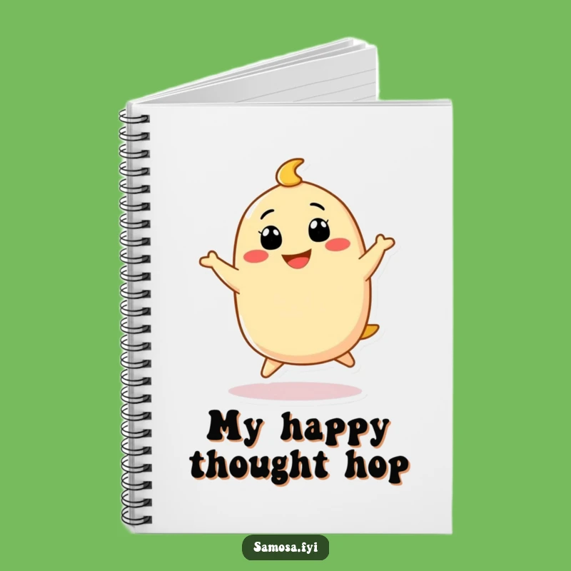 Funny Samosa Hopping Notebook - Joyful Journal, Great Funny Gift Idea!