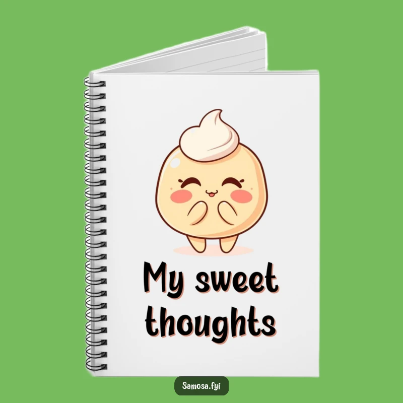 Funny Pastry Puff Kiss Notebook: Jot Down Sweet Thoughts and Ideas, a Charming Funny Gift!