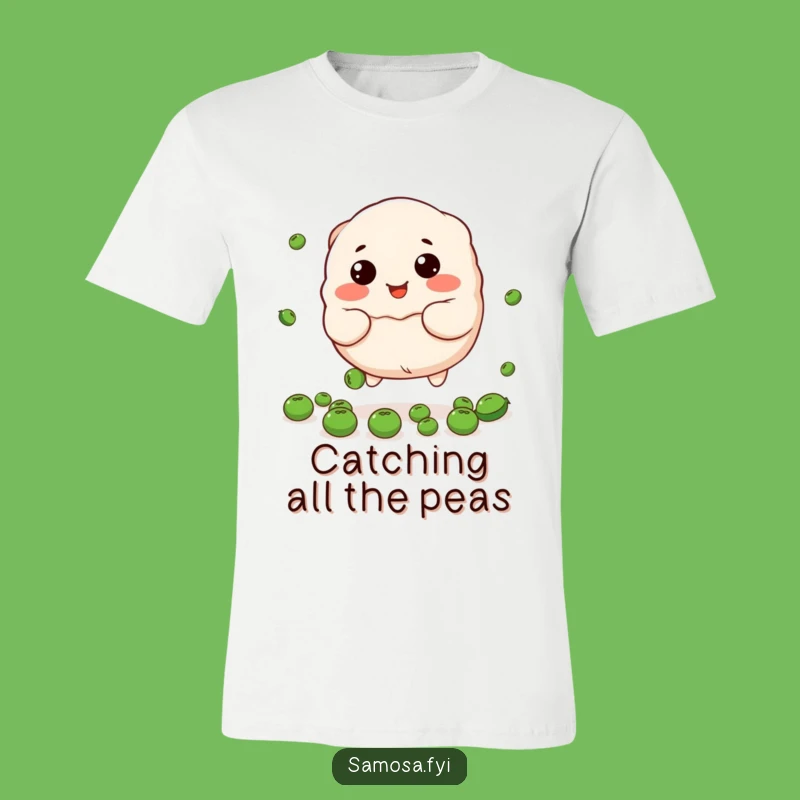 Funny Dumpling & Peas T-Shirt - Cute & Humorous Foodie Tee, Perfect Gift