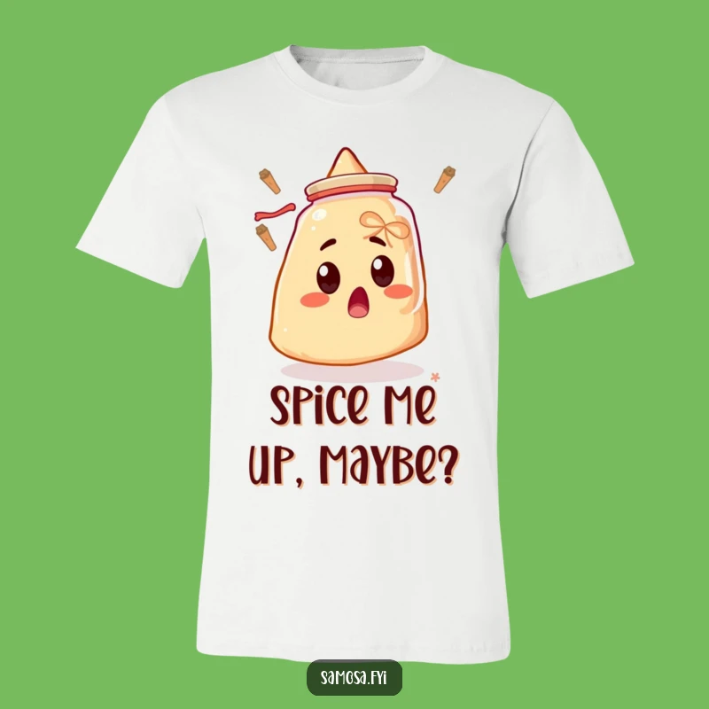 Funny Samosa T-Shirt - Shocked Snack Apparel for a Perfect Humorous Gift
