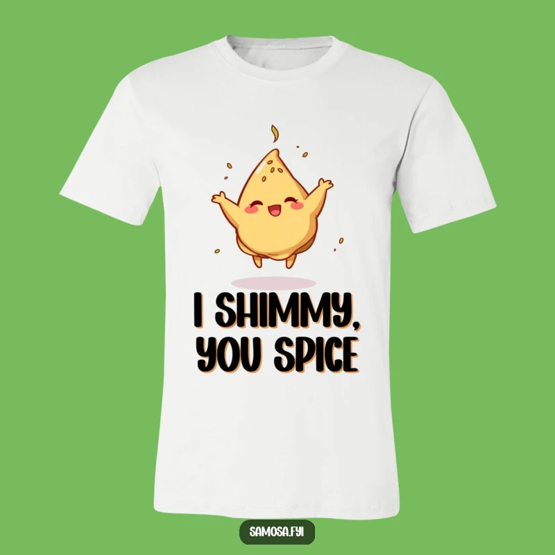 Funny Dancing Samosa T-Shirt - Hilarious Indian Snack Tee Gift