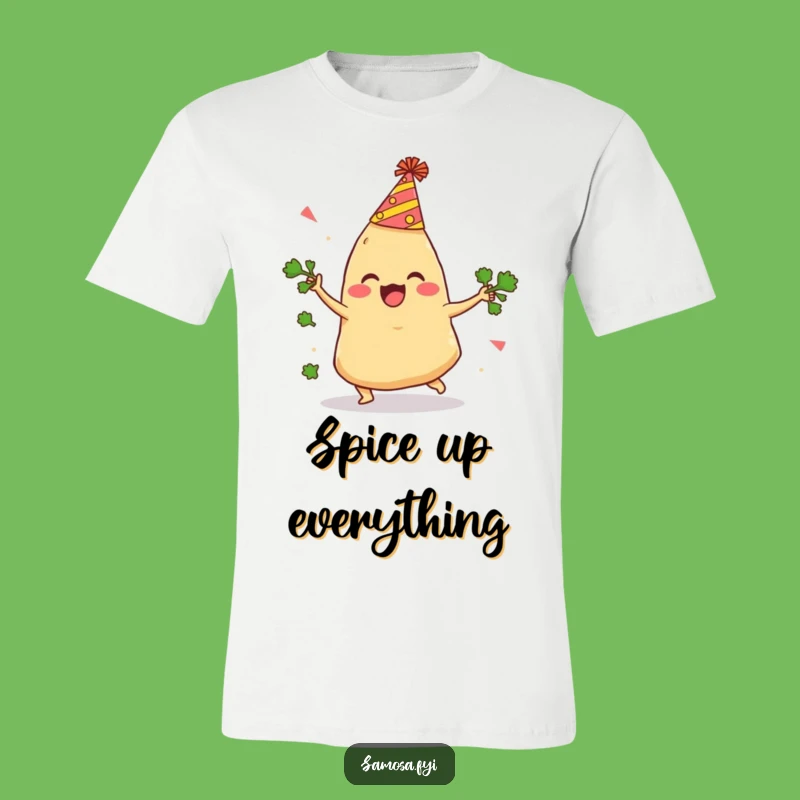 Funny Samosa Party Fail T-Shirt: A Hilarious Gift for Snack Lovers!