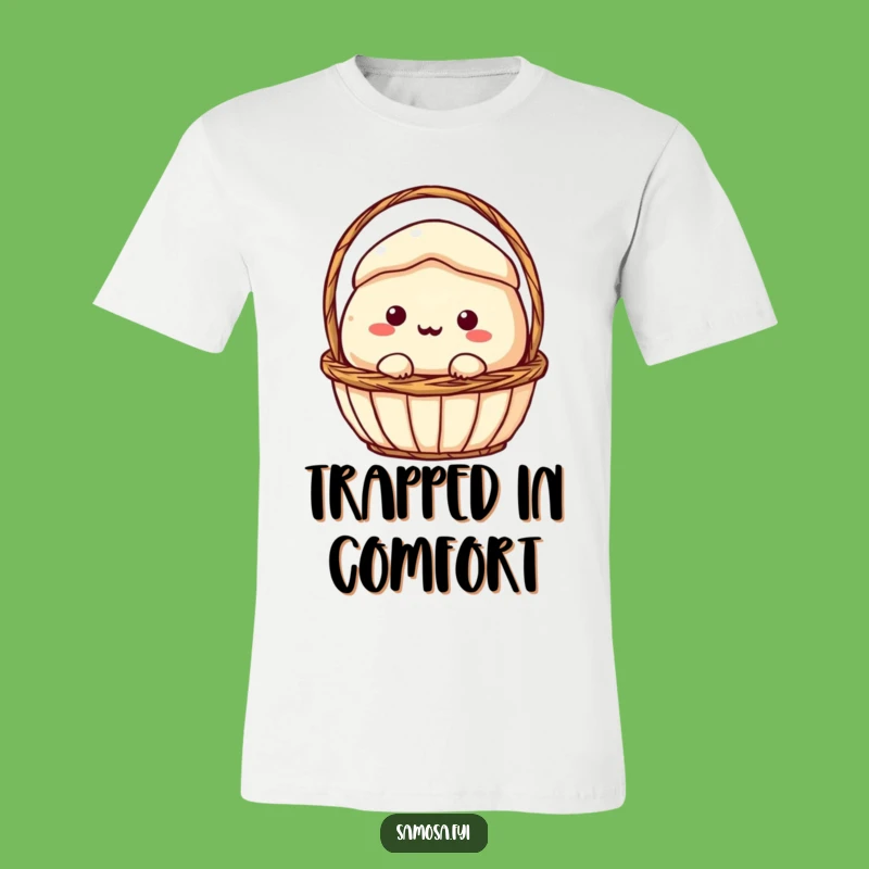 Funny Samosa Stuck T-Shirt: Embrace the Chaos, Perfect Funny Gift
