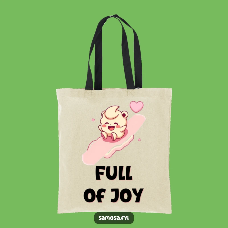 Funny Giggling Laddoo Tote Bag - Carry Your Sweet Delight Everywhere