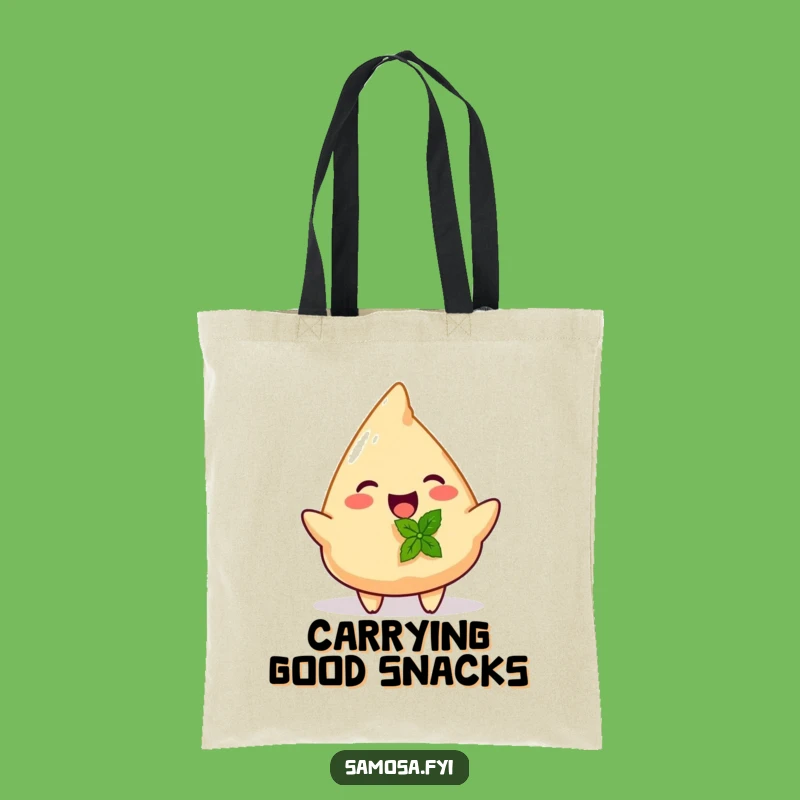 Funny Samosa Mint Gift Tote Bag - Carry Your Joy, Ideal Funny Gift