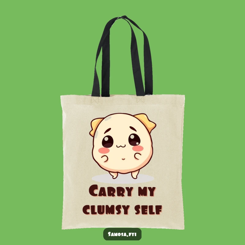 Funny Samosa Trip Tote Bag: A Hilarious Snack Gift for Clumsy Food Lovers